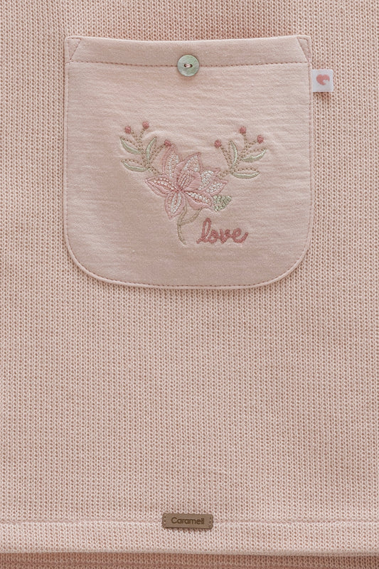 بطانية بيبي قطن شتوي ١٠٠٪ ✨زهري