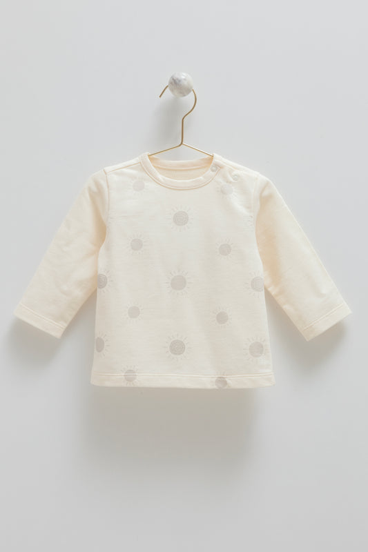 طقم ٣ قطع ٣-١٨ شهر ايفوري⭐️