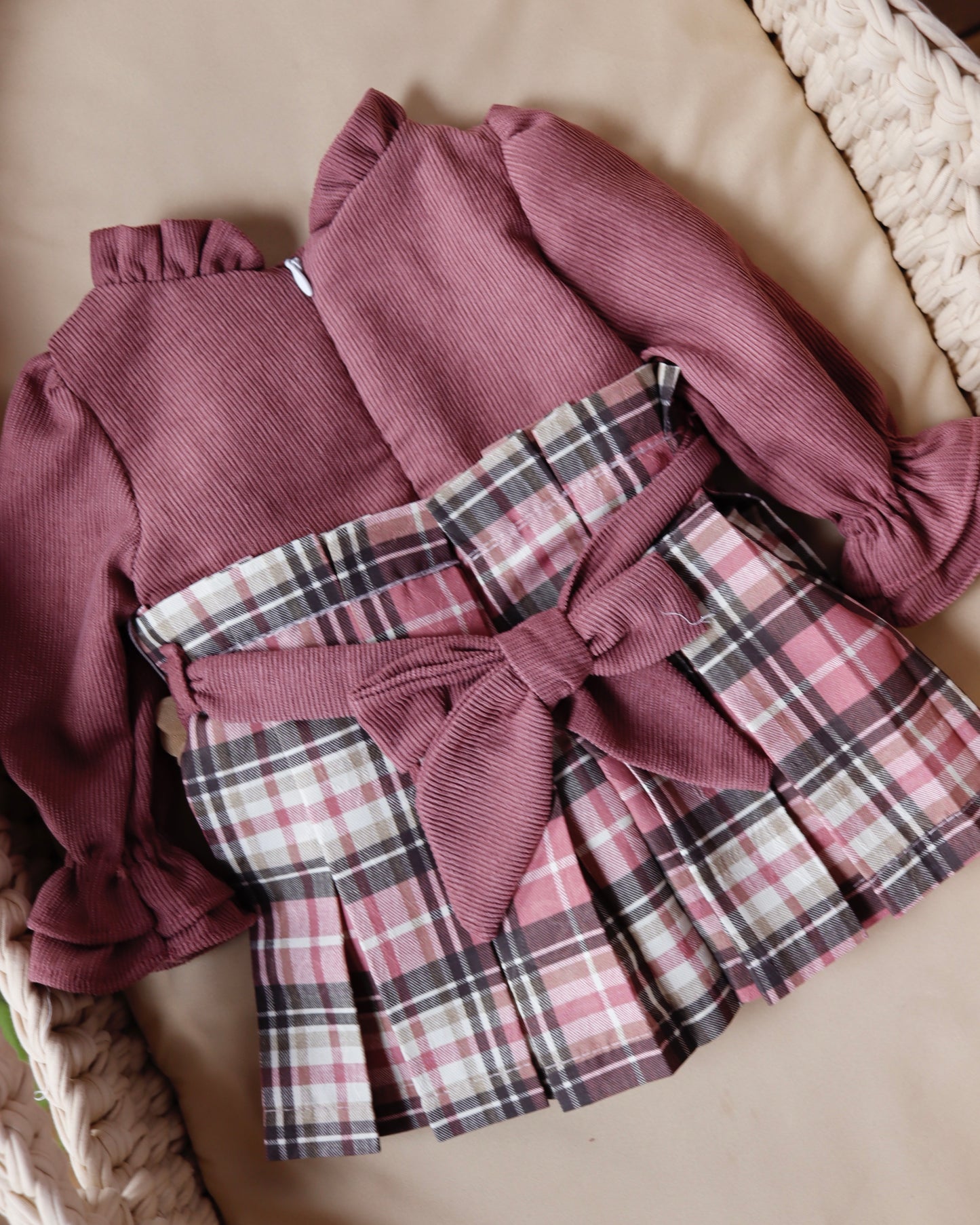 فستان بناتي 🩷 ٦-٣٦ شهر