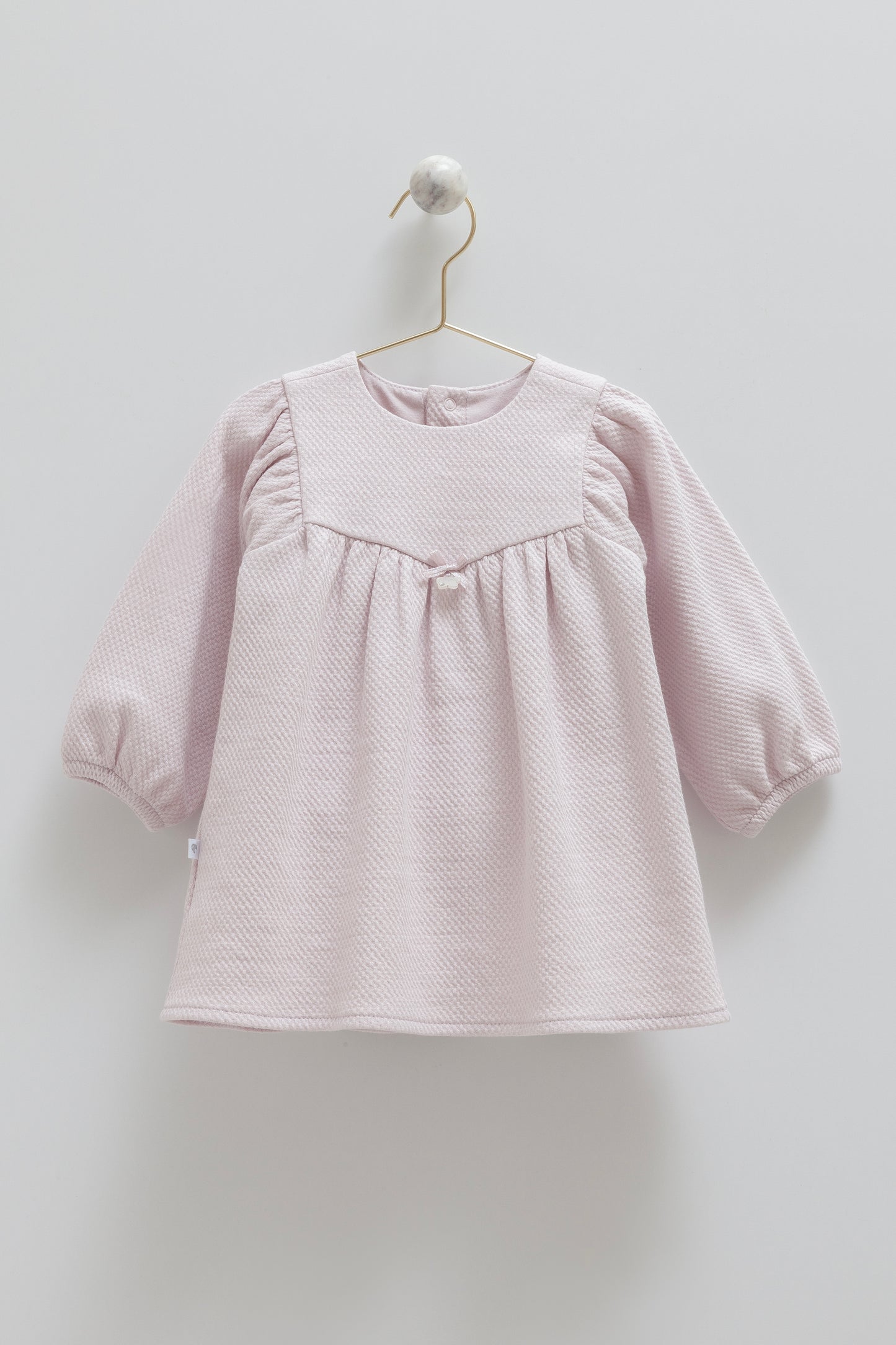 فستان بيبي قطن ١٠٠٪ نهدي 🎀