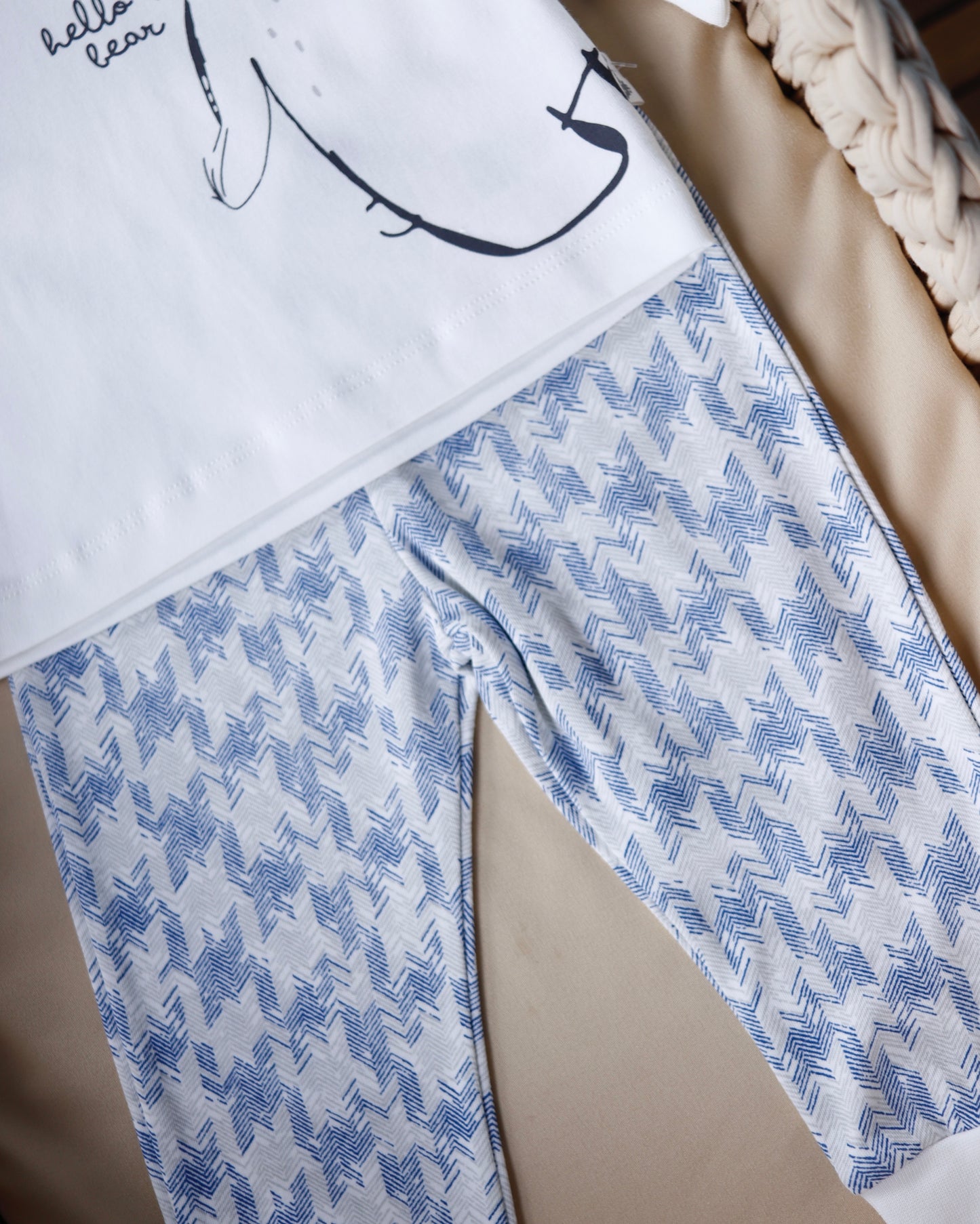 بجامة أطفال ١-٥ سنوات💙🧸