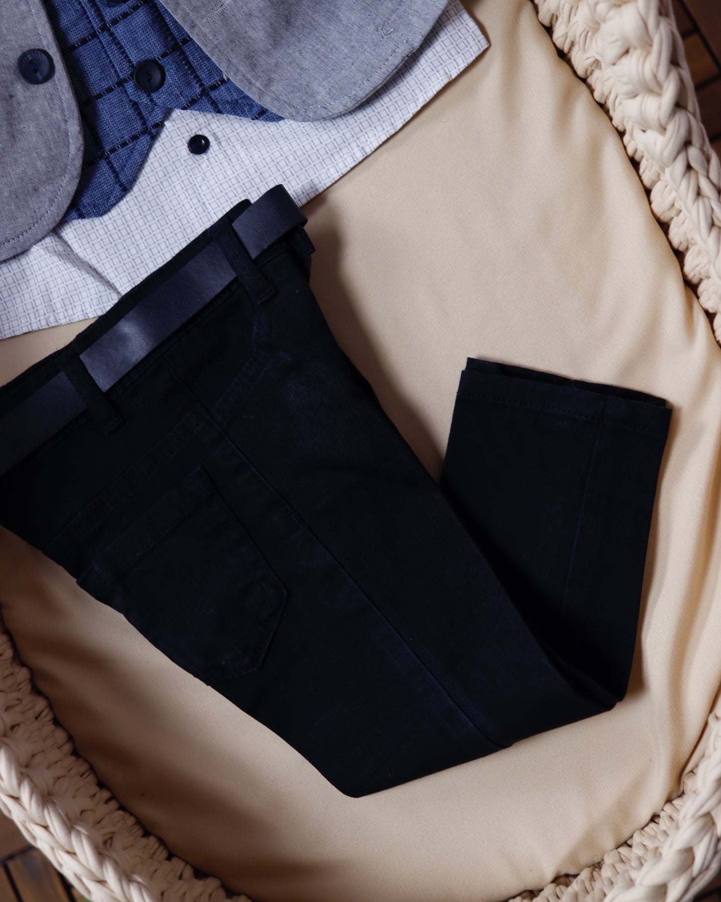 طقم بدلة ولادي ٤ قطع ١-٥ سنوات🪡