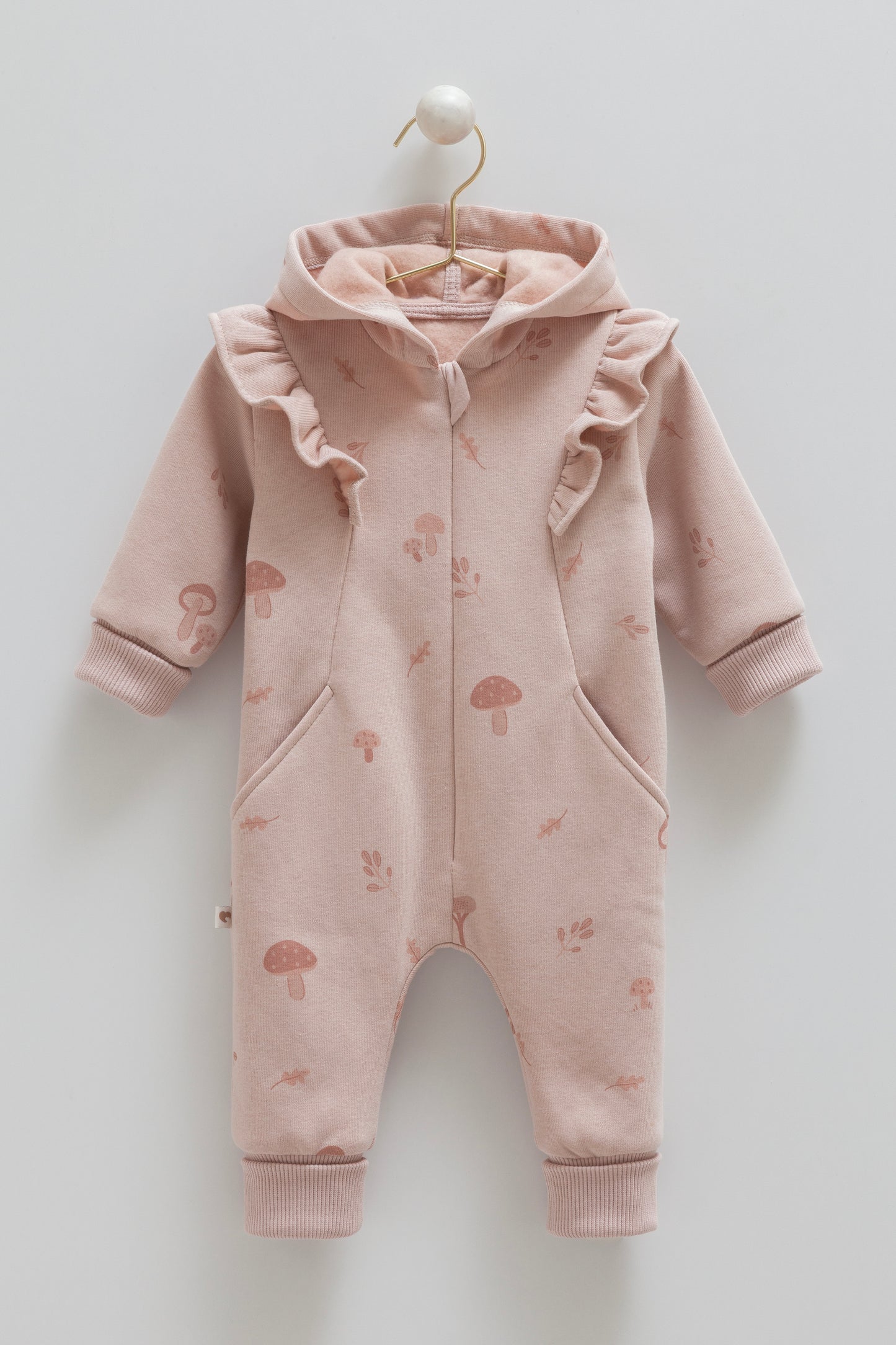 أفرهول قطن مبطن ١-١٢ شهر🍄منك