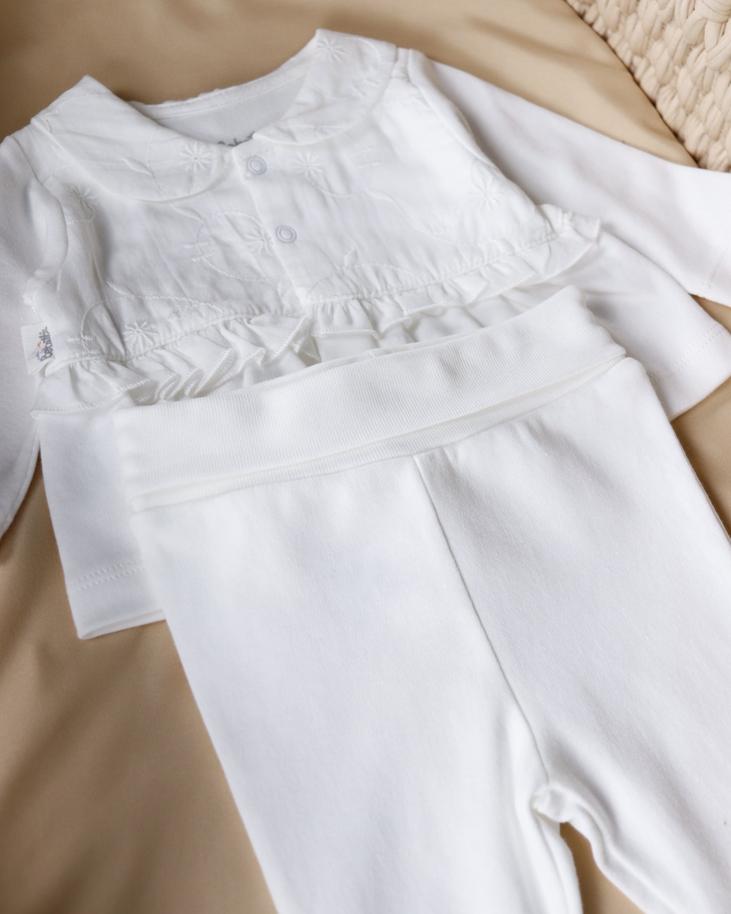 طقم بيبي قطعتين قطن ١٠٠٪💕