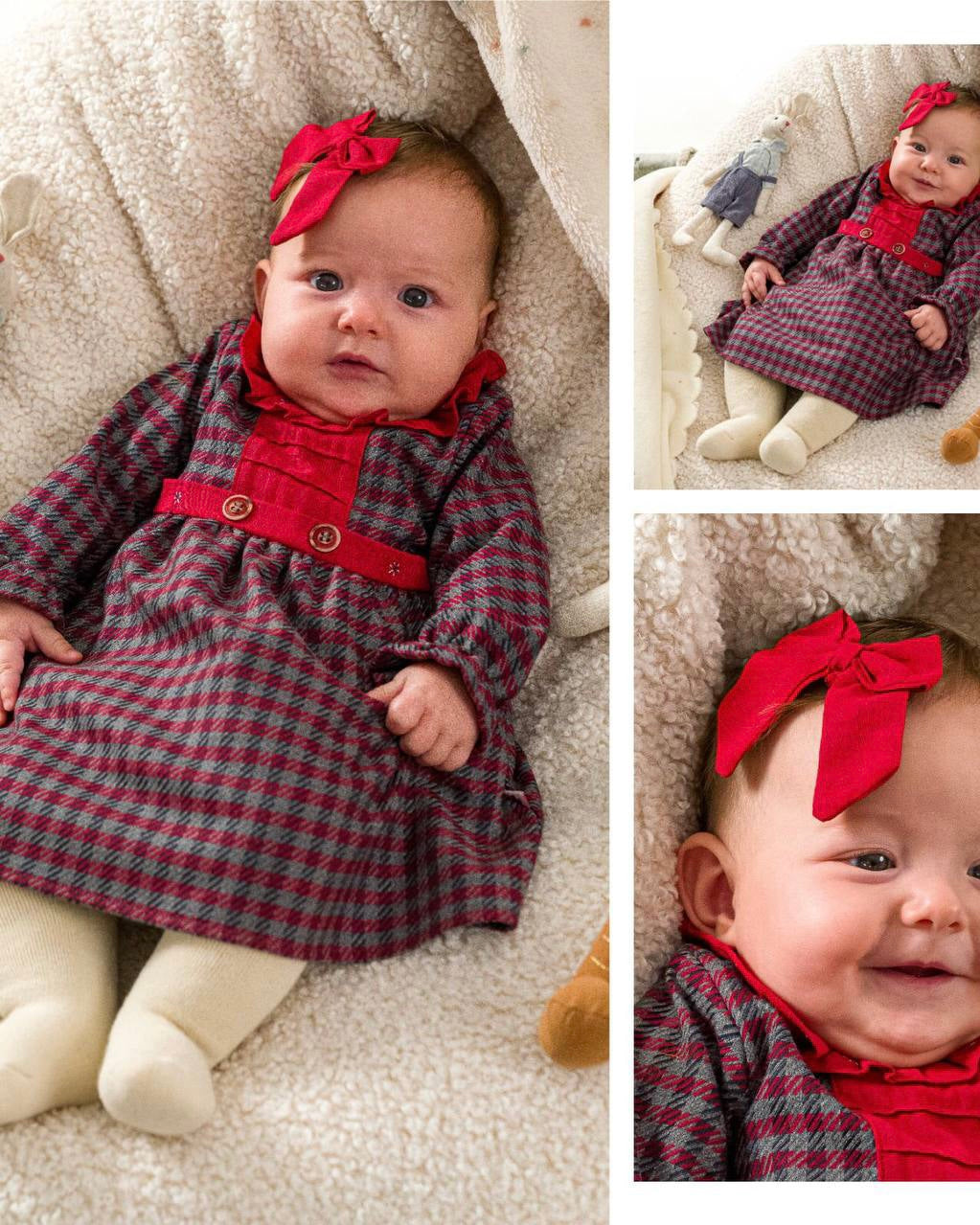  فستان بيبي مع بكلة