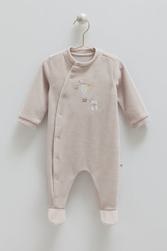 أفرهول بيبي مخمل رمادي🎈