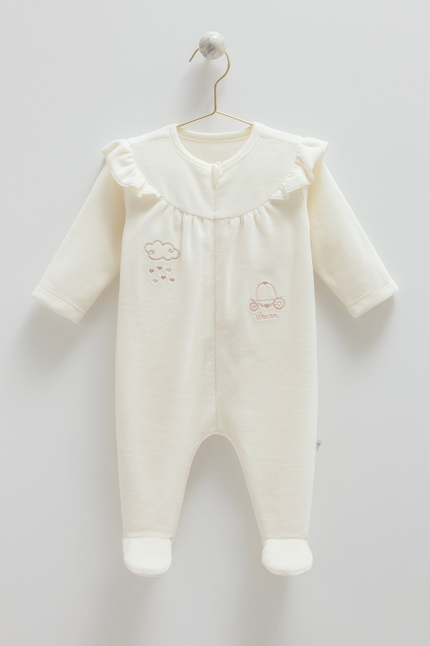 أفرهول بيبي مخمل ☁️ ايفوري