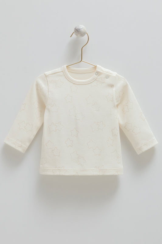 طقم أفرهول بيبي مخمل١-١٢ شهر رمادي🌟