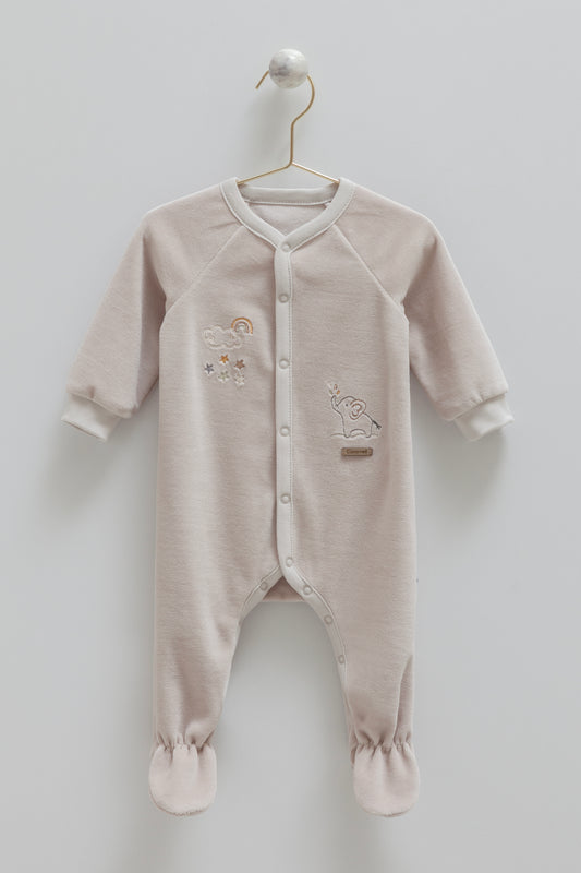 أفرهول بيبي مخمل رمادي 🐘