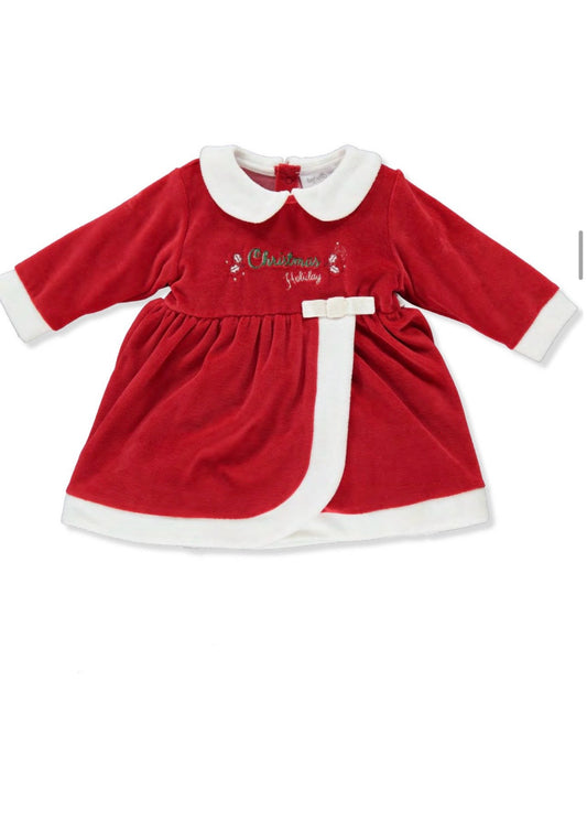 فستان بيبي مخمل 🎄