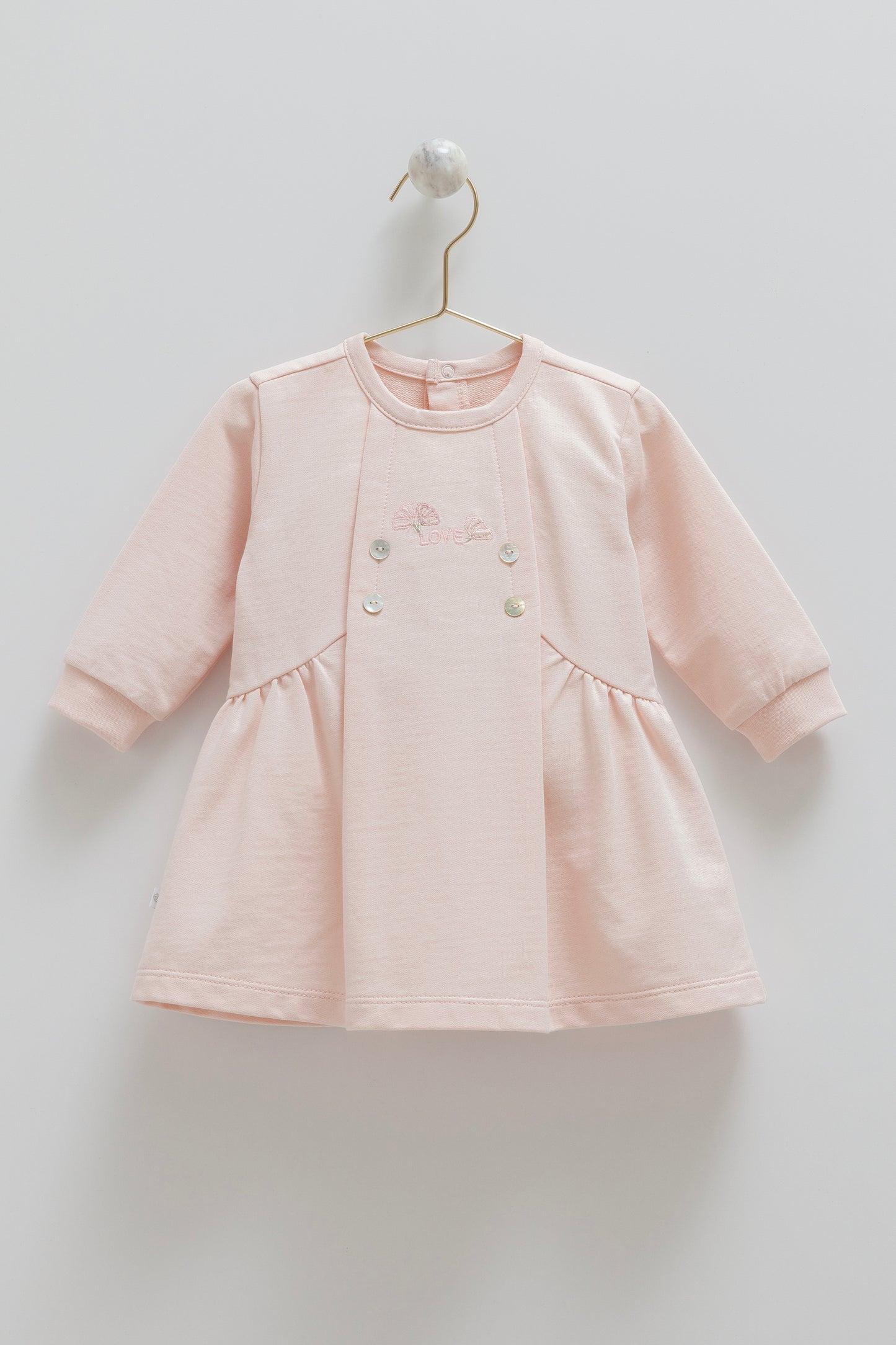 فستان بيبي قطن ١٠٠٪‏ زهري🌸