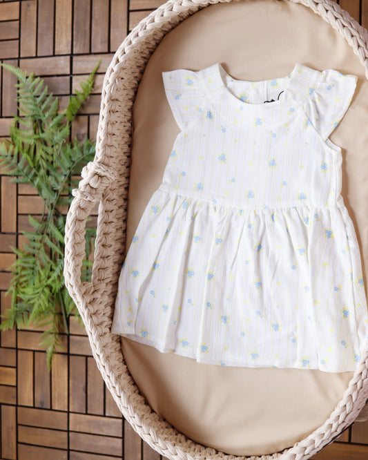 فستان بيبي قطن خفيف 💚