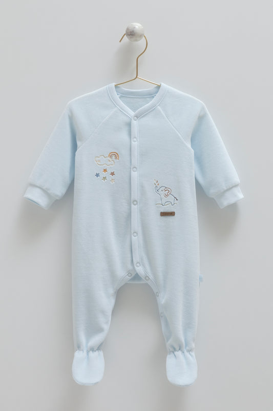 أفرهول بيبي مخمل ازرق🐘