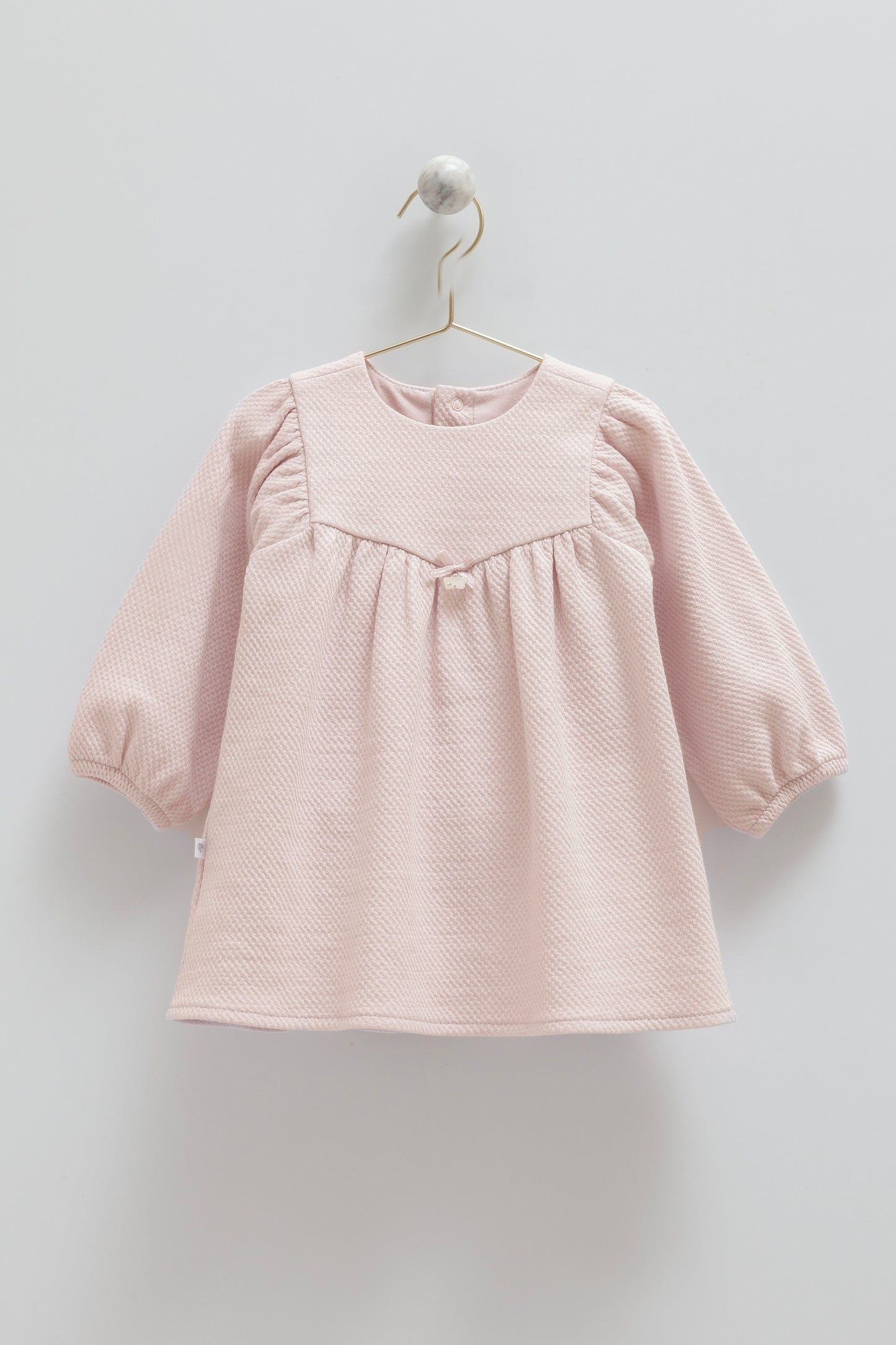 فستان بيبي قطن ١٠٠٪‏ زهري🎀