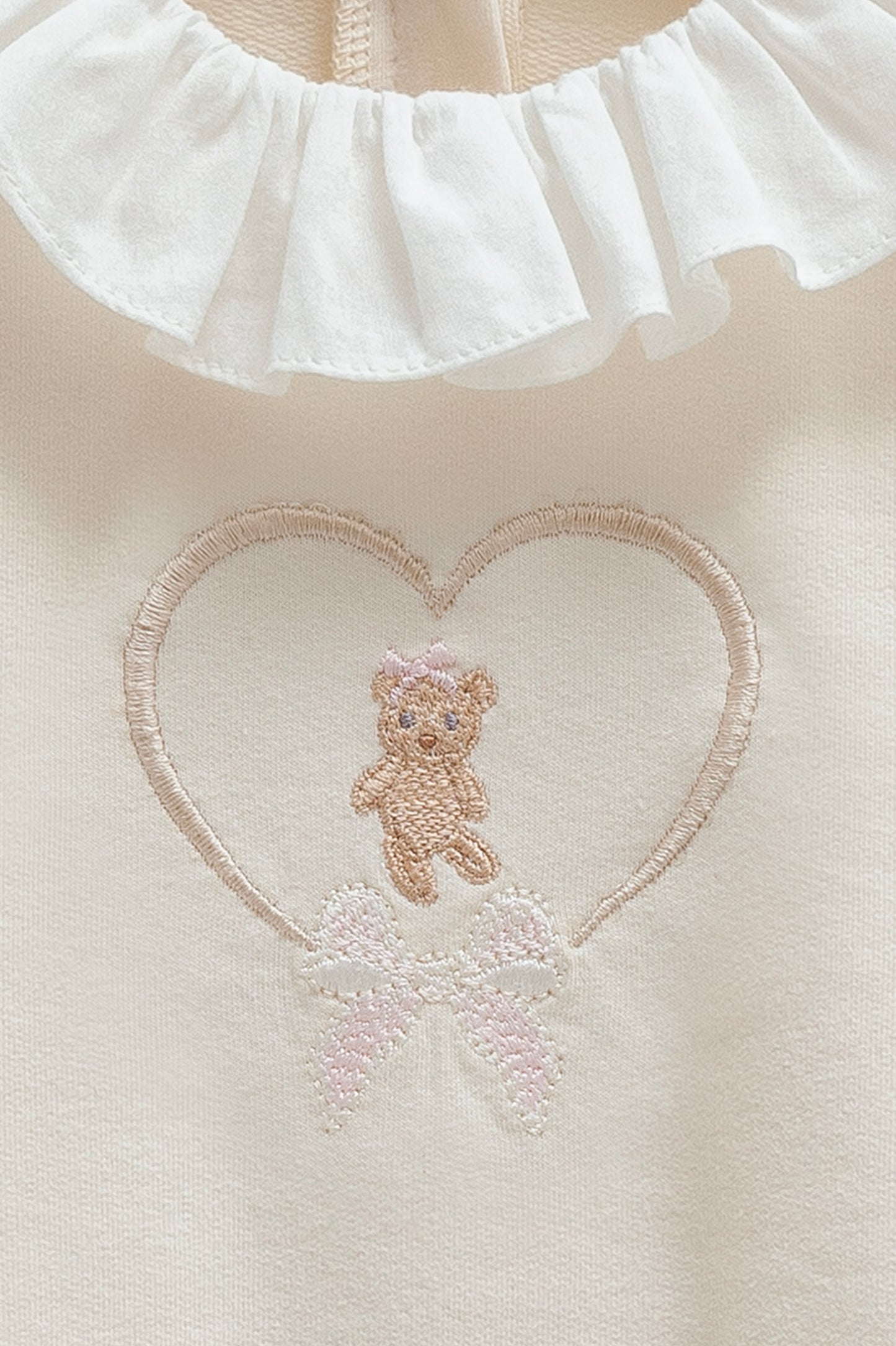 فستان قطن ١٠٠٪‏ ايفوري🧸