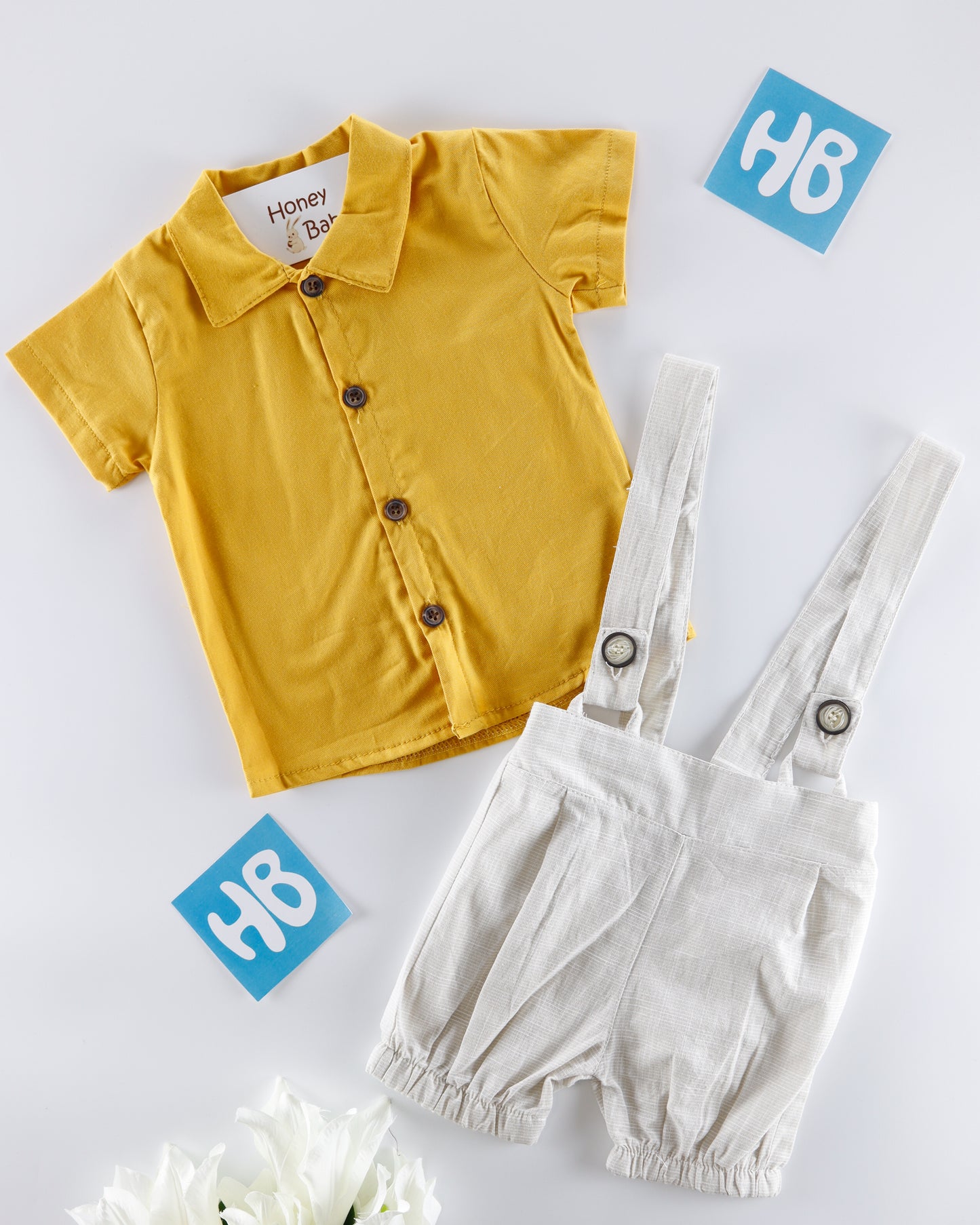 Baby boy set- Yellow