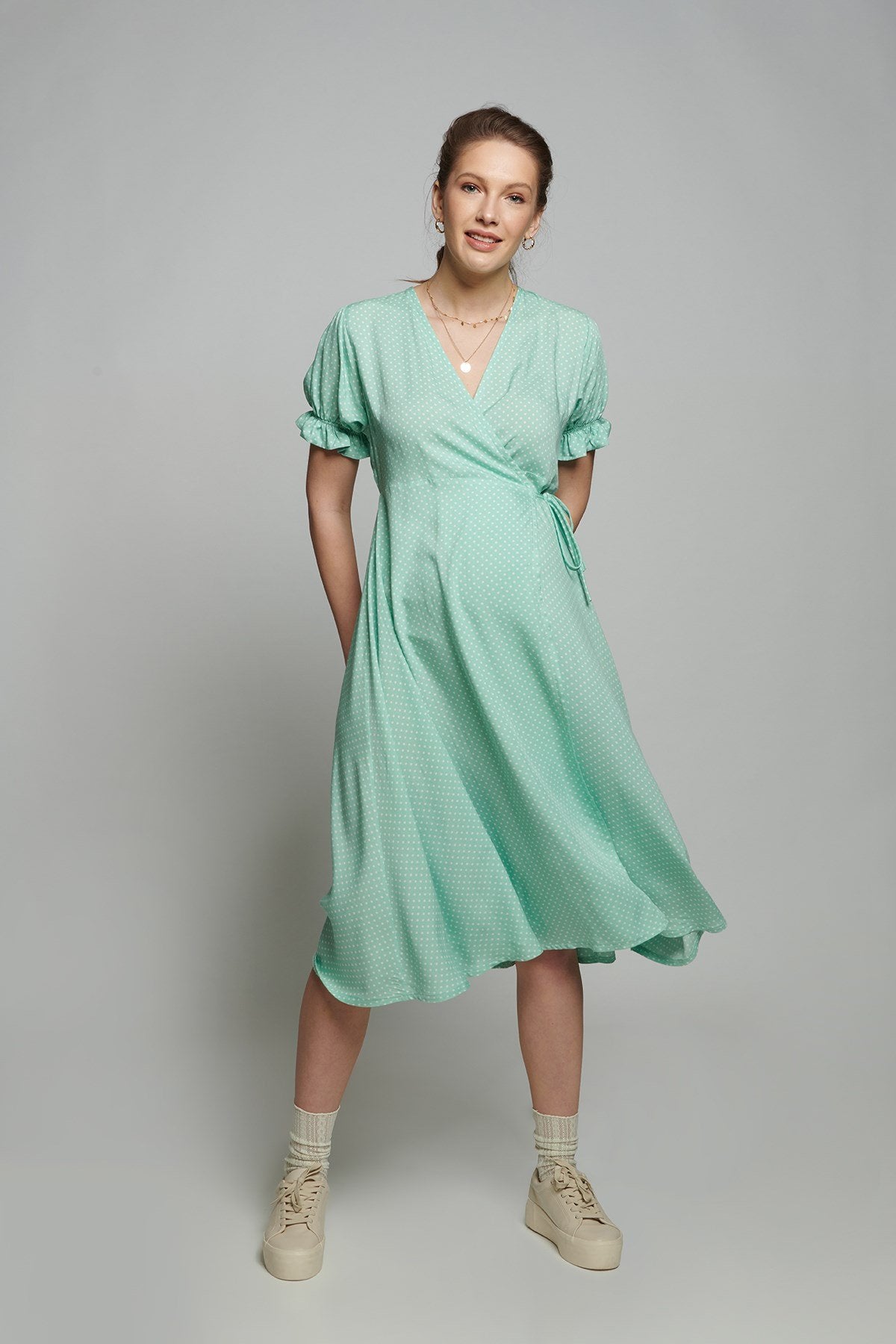 Maternity Dress - Mint